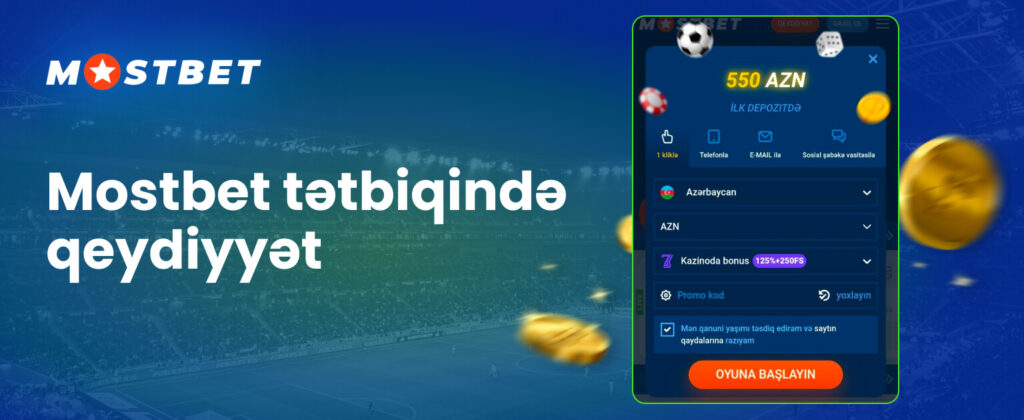 Mostbet tətbiqində qeydiyyat haqqında tam təlimat