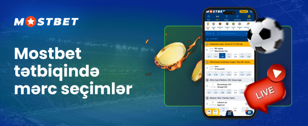Mostbet tətbiqindəki bahis seçimləri haqqında bütün detallar