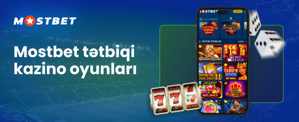 Mostbet mobil tətbiqetməsində onlayn kazino haqqında tam məlumat