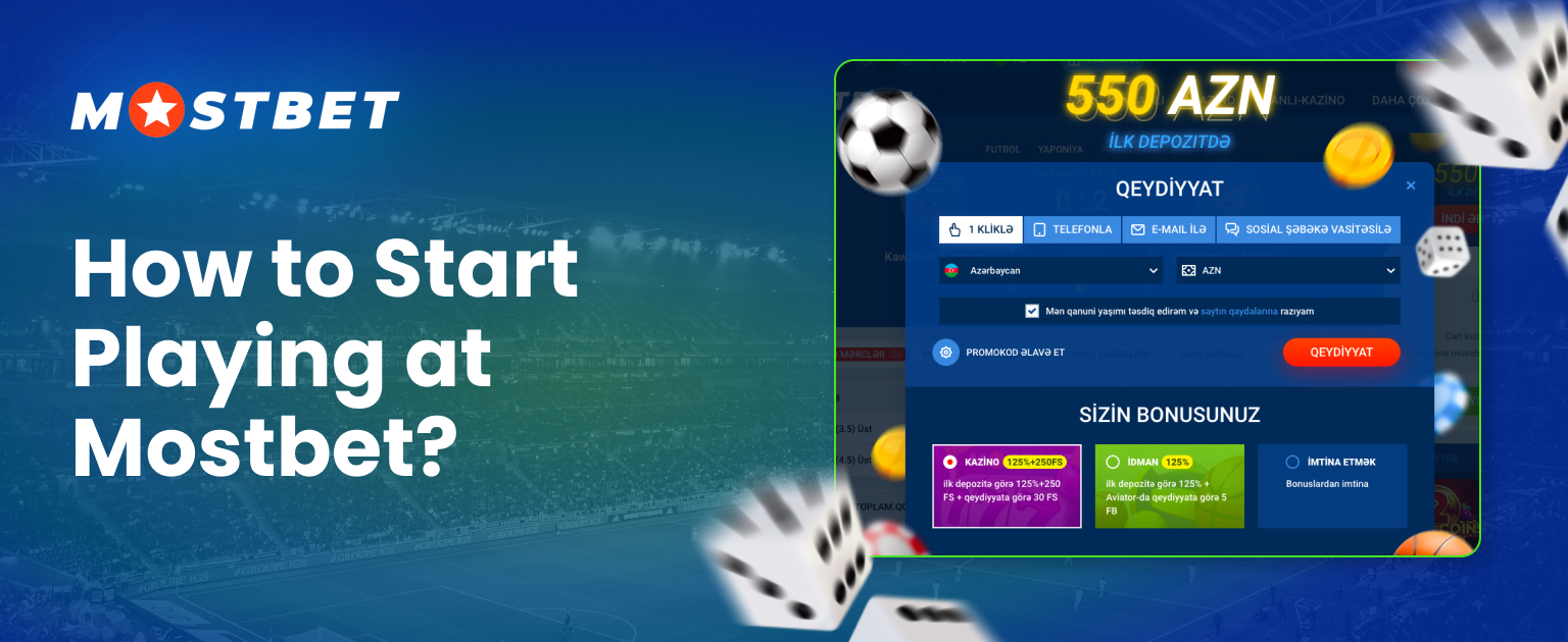 Detailed instructions for registering an account at Mostbet