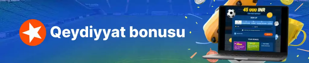 Platformada qeydiyyatdan keçmək üçün Mostbet Azərbaycan bonus proqramı bonusu